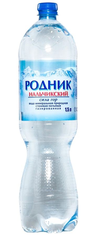 Вода Родник Нальчикский 1,5л (с газом)