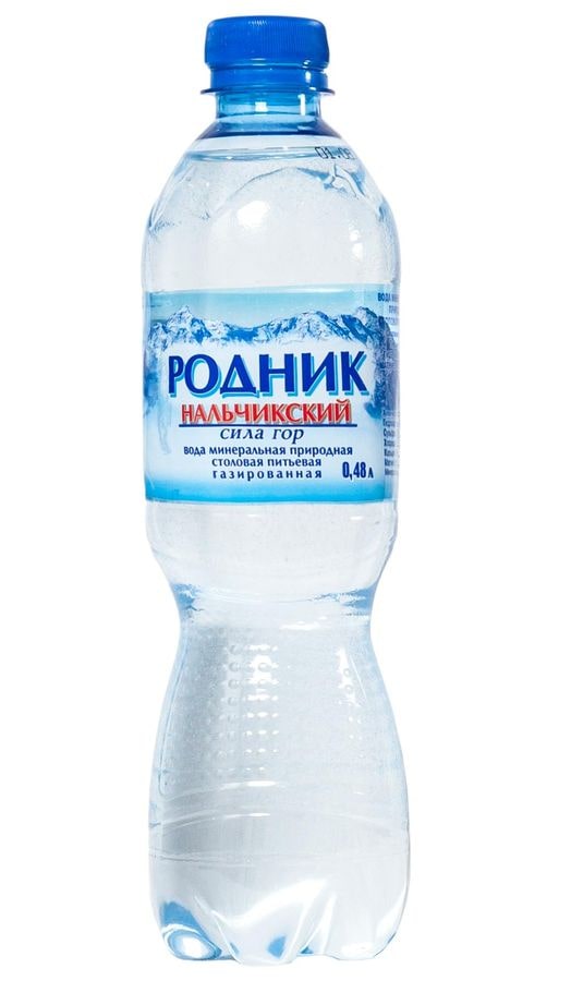 Вода Родник Нальчикский 0,5л (с газом)