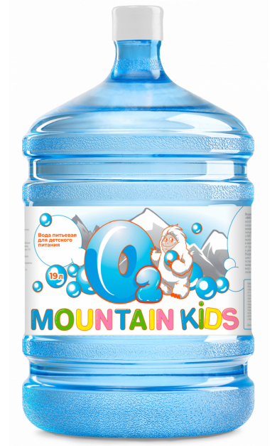 Вода MOUNTAIN KIDS 19л для детского питания